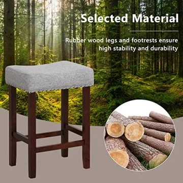 Giantex 25" Counter Height Bar Stools - Comfort Meets Style