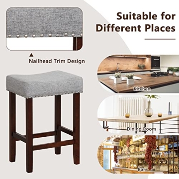 Giantex 25" Counter Height Bar Stools - Comfort Meets Style