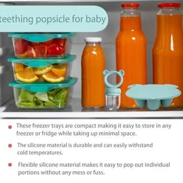 Versatile Baby Food Freezer Tray and Teething Solution
