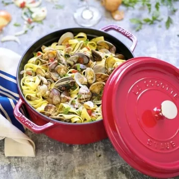 STAUB Cast Iron Dutch Oven 4-qt Cocotte Made in France