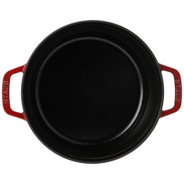 STAUB Cast Iron Dutch Oven 4-qt Cocotte Made in France
