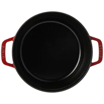 STAUB Cast Iron Dutch Oven 4-qt Cocotte Made in France