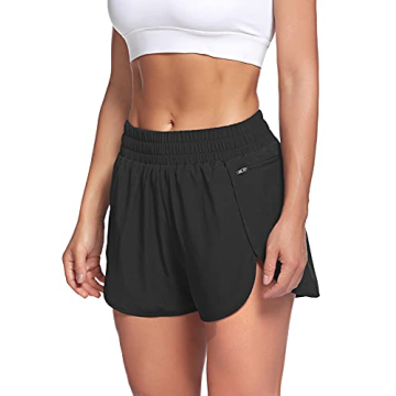 LaLaLa Women's Quick-Dry Running Shorts with Pocket