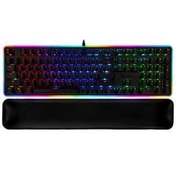Rosewill Mechanical Gaming Keyboard, RGB LED Glow Backlit Computer Mechanical Switch Keyboard for PC...