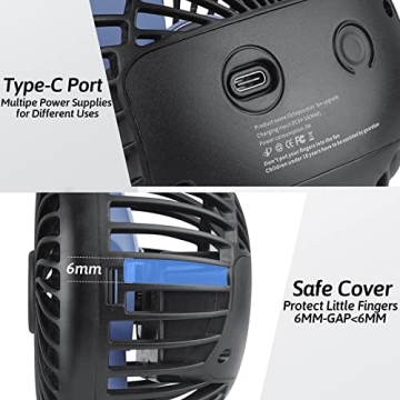 OGAJO Portable Stroller Fan with Flexible Tripod