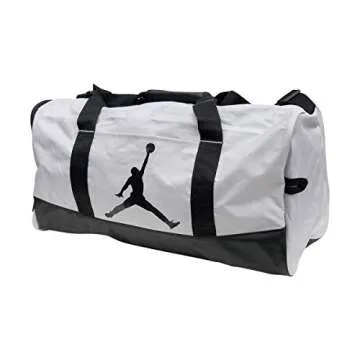 Nike Air Jordan Jumpman Duffel Sports Gym Bag - Water Resistant with Shoe Pocket