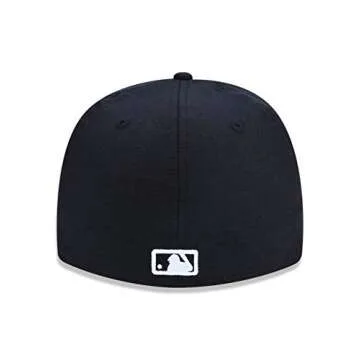 MLB Los Angeles Dodgers Black with White 59FIFTY Fitted Cap, 7 1/2