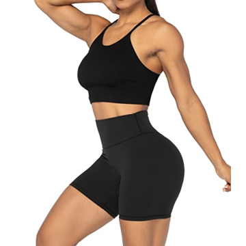 Sunzel High Waist Biker Shorts Soft Comfortable Non-See-Through