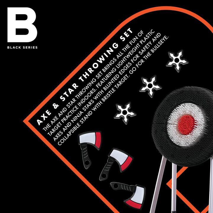 Axe Throwing Target Set with 3 Safe Axes