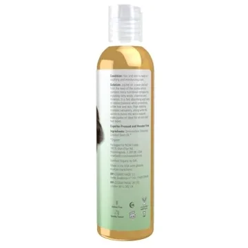 NOW Solutions Organic Jojoba Oil for Face, Hair and Body