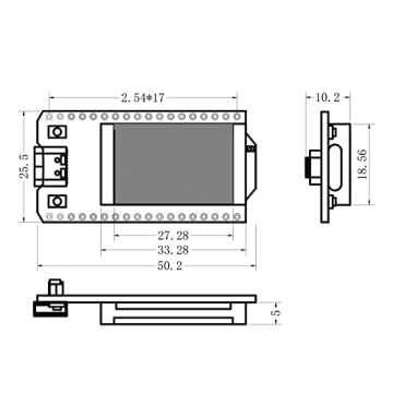 HiLetgo ESP32 OLED WiFi Kit V3 with USB and OLED