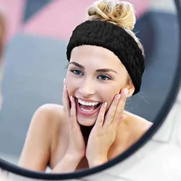 Chuangdi 3-Piece Spa Headband Set for Women - Face & Makeup