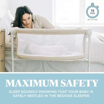 Baby Delight Beside Me Wink Bassinet for New Parents