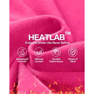 IUGA Fleece Lined Leggings with Pockets for Women Thermal Leggings for Women High Waisted Yoga Pants Winter Workout Leggings