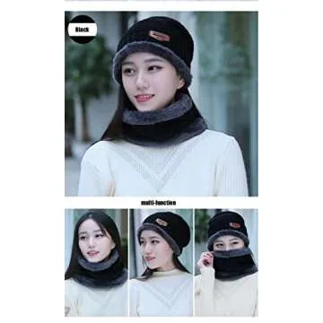 Winter Hat and Scarf Gloves Set for Stylish Warmth