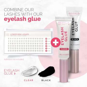 RB Renata Beauty 120pcs Customizable Bottom Lashes