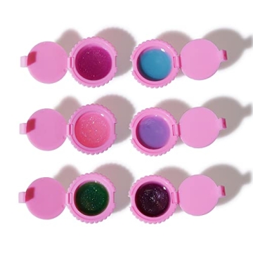 Mini Cupcake Lip Balm Set for Girls - 12 Assorted Fruity Flavors