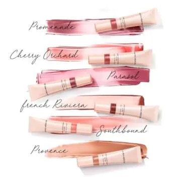 Laura Mercier Tinted Moisturizer Blush: Long Lasting Cream Blush, Lightweight, Buildable Coverage, 12 HR Hydrating Wear, Crème and Shimmer Finishes, Cheek Tint, French Riviera