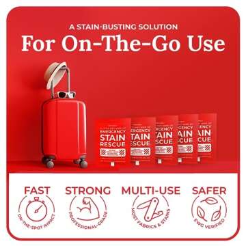 Emergency Stain Rescue Remover Spray – 4oz for Clothes, Upholstery & More