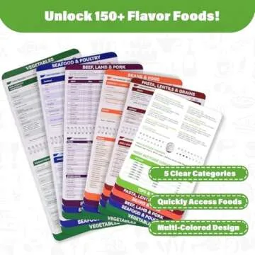 150+ Foods Instant Pot Magnetic Cheat Sheet Magnet - Instant Pot Accessories, Pressure Cooker Cookin...