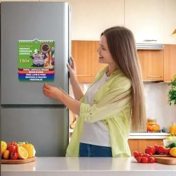150+ Foods Instant Pot Magnetic Cheat Sheet Magnet - Instant Pot Accessories, Pressure Cooker Cooking Guide, Quick Reference Instapot Cookbooks, Kitchen Gifts for Women