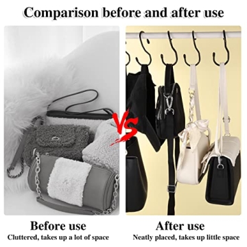 BESARME 15 Pack Unique Twist Design Purse Hanger