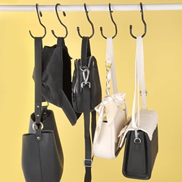BESARME 15 Pack Unique Twist Design Purse Hanger