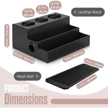 Stylish Hair Tool Organizer for Beautiful Bathrooms