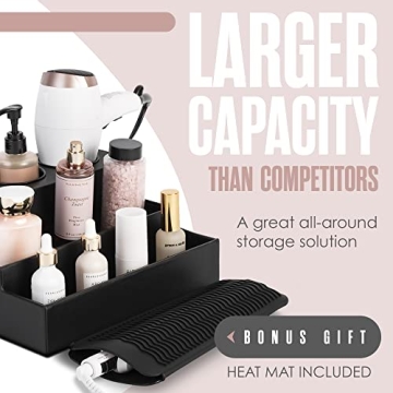 Stylish Hair Tool Organizer for Beautiful Bathrooms