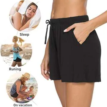 Orrpally Women's Pajama Shorts - Stylish Comfort 2-Pack
