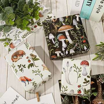 ChicRosa Animal Themed Wrapping Paper – 8 Sheets