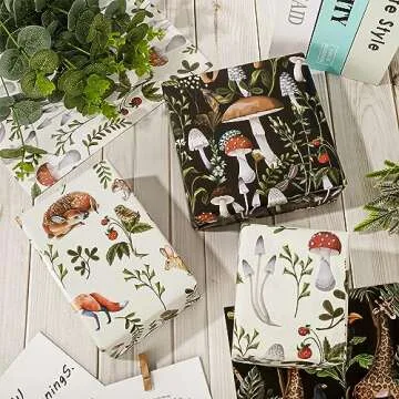 ChicRosa Animal Themed Wrapping Paper – 8 Sheets