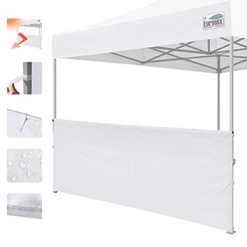 Eurmax SunWall for 10x10 Canopies - UV Protection & Versatile