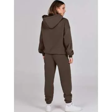 ANRABESS Women's Oversized Tracksuit Comfortable Set
