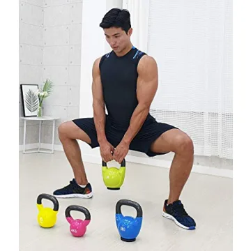 MBAT Vinyl Coated Kettlebells Durable Fitness Weights