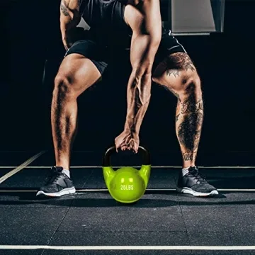 MBAT Vinyl Coated Kettlebells Durable Fitness Weights