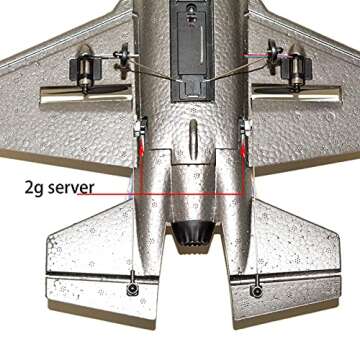 OTXKOO Remote Control Airplane - Beginner Friendly RC Plane