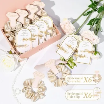 Silk Satin Hair Accessories Set - 12 PCS for Women