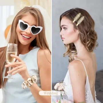 Silk Satin Hair Accessories Set - 12 PCS for Women