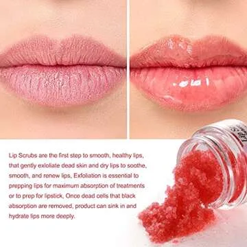 Moisturizing Strawberry Lip Scrub for Soft, Healthy Lips