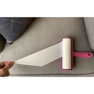 Metkix Giant Lint Roller 6.3" | Extra Sticky Pet Hair Remover