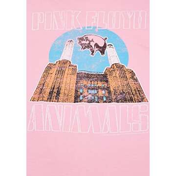 Liquid Blue unisex adult Animals T-shirt T Shirt, Pink, Medium US