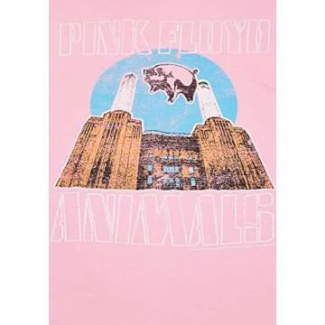 Liquid Blue unisex adult Animals T-shirt T Shirt, Pink, Medium US