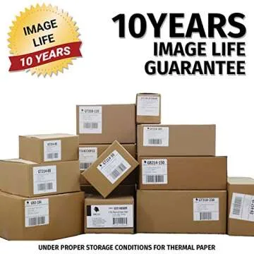 (10) Gorilla Supply 55gsm 3 1/8 x 230 Thermal Paper Receipt Roll Clover Station Solo Duo TM-T88 T20 T90 Bixolon SRP-350 370, 3.125 x 230 ft Cash Register Paper, BPA Free, 10 Rolls
