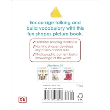 My First Shapes Board Book for Kids Learning Shapes