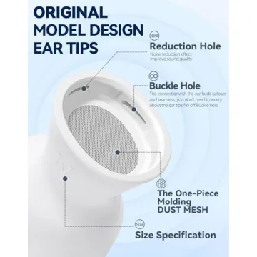 Silicone Replacement Ear Tips for AirPods Pro with Cleaning Tool