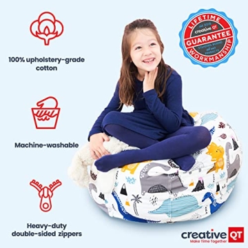 Creative QT Extra Large Bean Bag Storage Cover for Kids