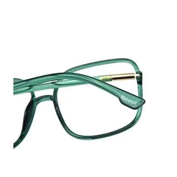 Shiratori Women's Retro Blue Light Blocking Oversized Eyeglasses