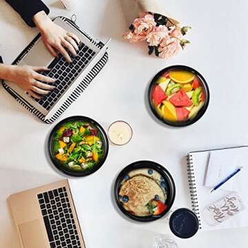 Meal Prep Containers, KICHEIF [20Pack][32oz] Reusable Food Prep Containers, Food Storage Containers with Lids, Meal Prep Bowls, Bento Box - BPA Free, Stackable/Microwave/Dishwasher/Freezer Safe