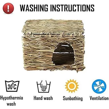 MODEMODE Hand-Woven Grass House for Small Pets